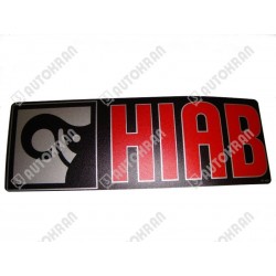 Naklejka HIAB ( logo HIAB naklejka na obudowę space )  - 3714225