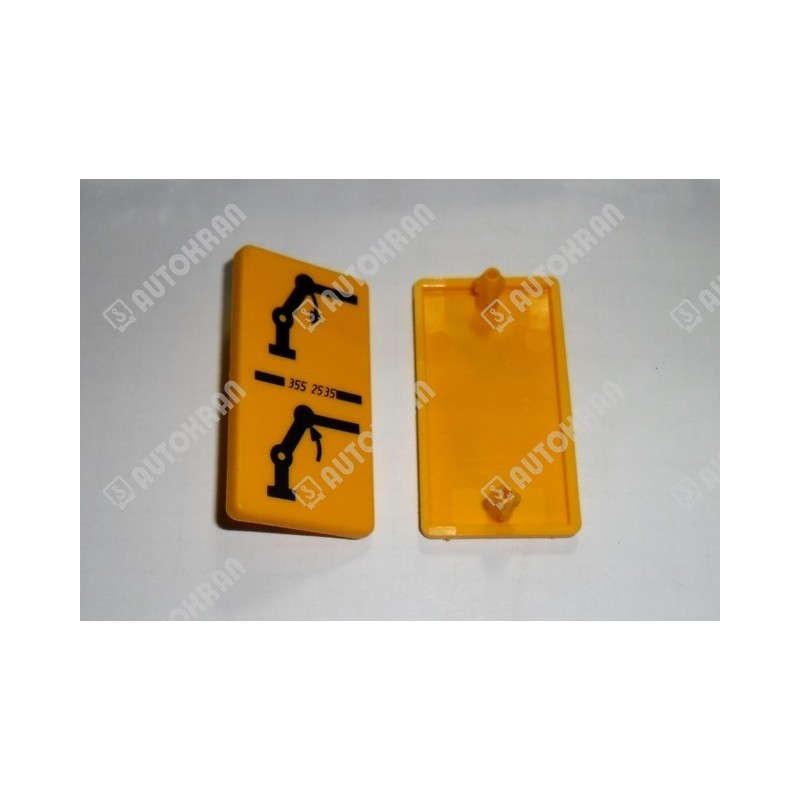 Piktogram (ramię główne) żółta tabl. stojąca / pionowa - 3552535