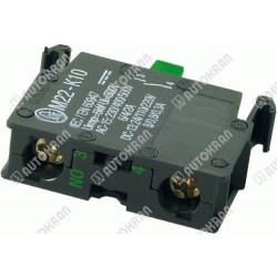 Stycznik, łącznik zwierny zielony (M) do podstawki, styki, podest ruchomy, winda, tylna klapa załadowcza