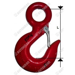 Hak oczkowy CE. 16-8, 8.0t. - L  184mm.