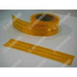 Folia odblaskowa / taśma konturowa, żółta - wysokośc taśmy - 51 mm