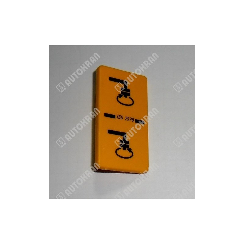 Piktogram (głowica obrotowa / rotator) żółta tabl. stojąca / pionowa- 3552578