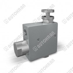 Dzielnik strumienia (regulowany) 120l. 3/4" 210 bar - nadmiar zlew do zbiornika