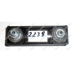 Wskaźnik oleju pionowy mały HIAB (do zbiornika, słupa kolumny, rozstaw 76,5 mm / 10x1,25) - oryginał, 9975853