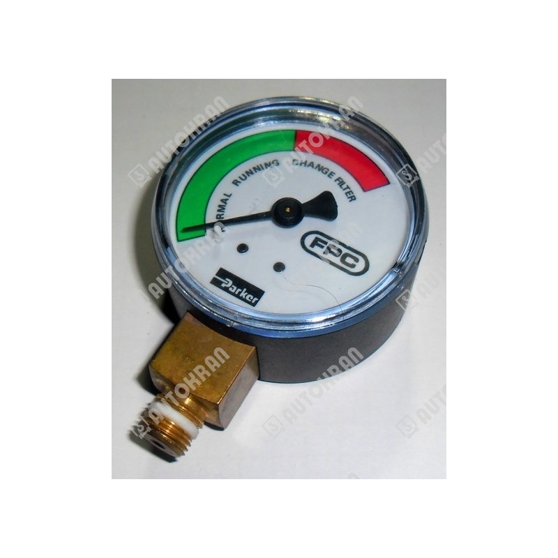 Wskaźnik / manometr zapchania filtra oleju wyjście boczne, oryginał HIAB 9824804