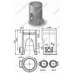 Kula, kule wywrotu Fi 60 - 10 ton