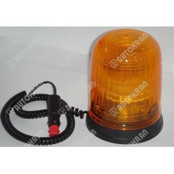 Lampa ostrzegawcza stroboskop na magnesie pod zapalniczkę 12/24 DC (kogut) AU.