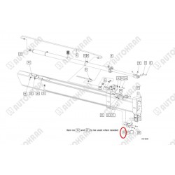 Ślizg oryginał, HIAB 3626075