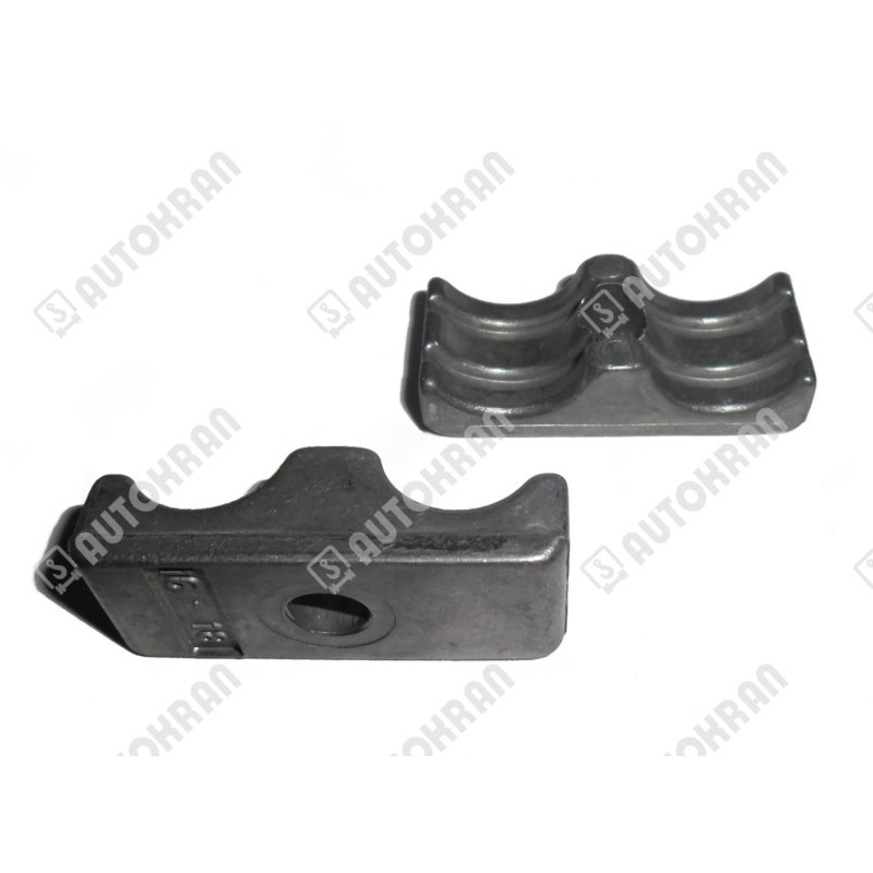 Uchwyt do rury / węża HIAB (podwójny aluminiowy 1 x M8) 16mm - 18mm  - oryginał 3423051