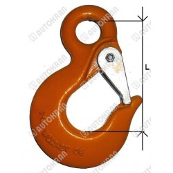 Hak oczkowy AL. 10-8, 3.2t. - L  137mm.