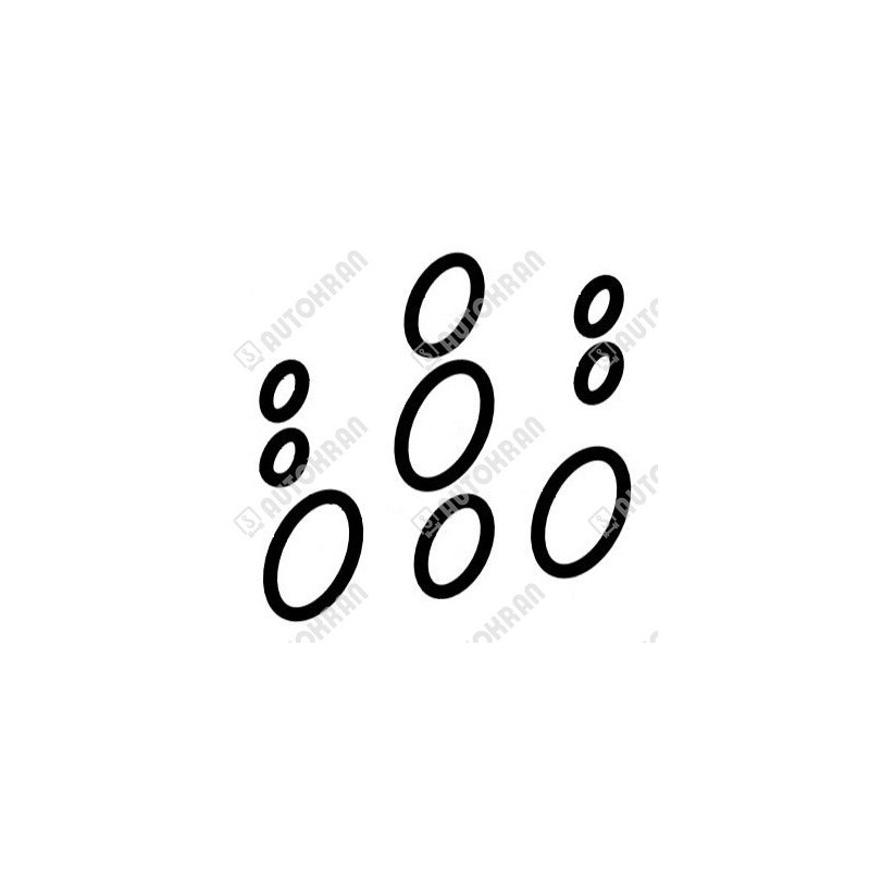 Uszczelnienie rozdzielacza V80 sterowanego radiem, pomiedzy sekcjami, zamiennik dla części HIAB 9862030