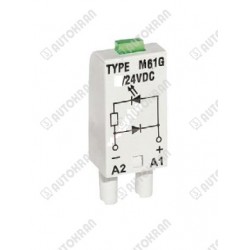 Kontrolka, dioda, moduł swietlny zielony, 6/24V AC/DC do GZT80 L M61G 6/24V AC/DC (854850)