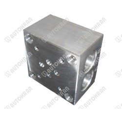 Płyta przyłączeniowa pod jeden elektrorozdzielacz serii 6, bez zaworu przelewowego ( aluminium )