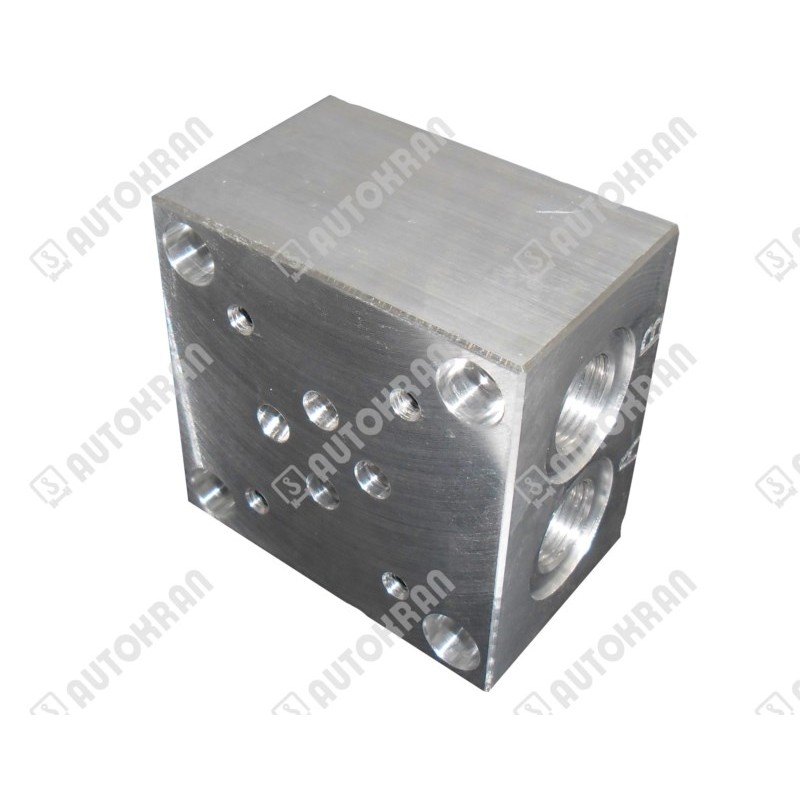 Płyta przyłączeniowa pod jeden elektrorozdzielacz serii 6, bez zaworu przelewowego ( aluminium )