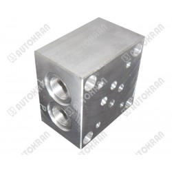 Płyta przyłączeniowa pod jeden elektrorozdzielacz serii 6, bez zaworu przelewowego ( aluminium )