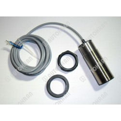 Czujnik indukcyjny M30, czoło zakryte, PNP/NO, zwierny podający (plus + ), 10-30VDC, z przewodem 2m, strefa działania 0-10 mm