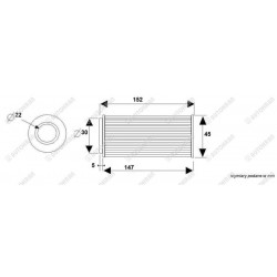 Wkład filtra hydraulicznego P17-0604