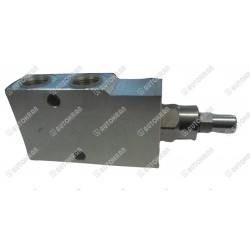 Zamek hydrauliczny 3/8" pojedyńczy regulowany sterowany