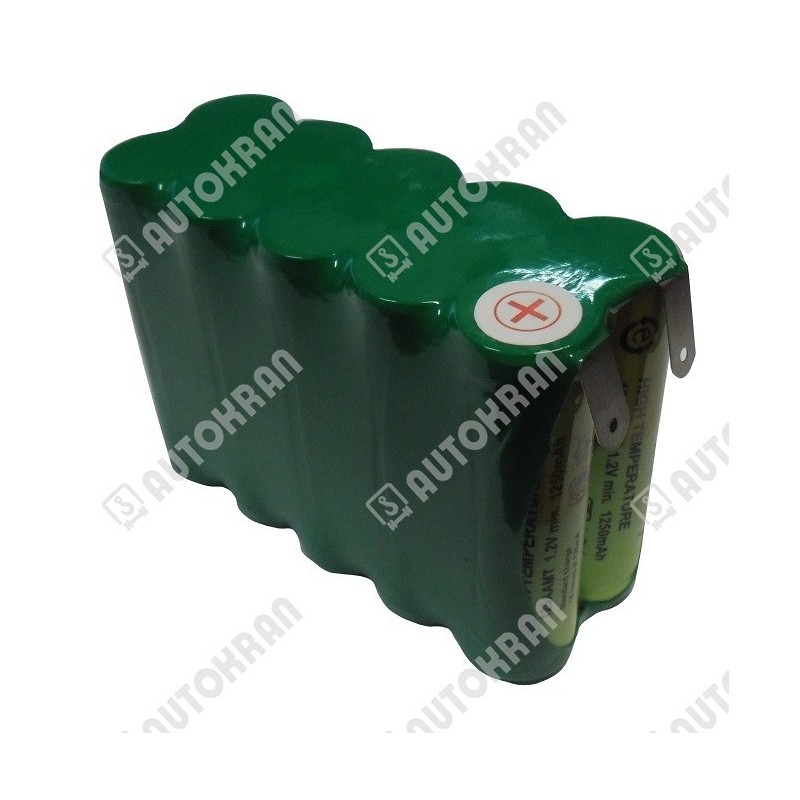Pakiet bateryjny, ogniwa AA NiMH 12 V 1250 mAh do systemu SPACE, do puszki stratowej HIAB 3611001