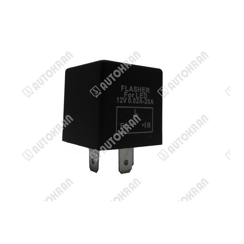 Przerywacz świateł ostrzegawczych diodowych LED, do windy, podestu ruchomego 12V dc