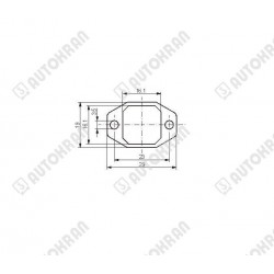 Uszczelka dla gnizad, PSBI, PSBM, ASBM, moduły DA i inne zamiennik dla części HIAB - 4 pin