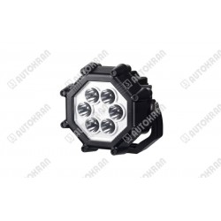 Lampa robocza dalekosiężna, szperacz diodowy, halogen, 20W 12/24V z przewodem 1,5m - światło skupione