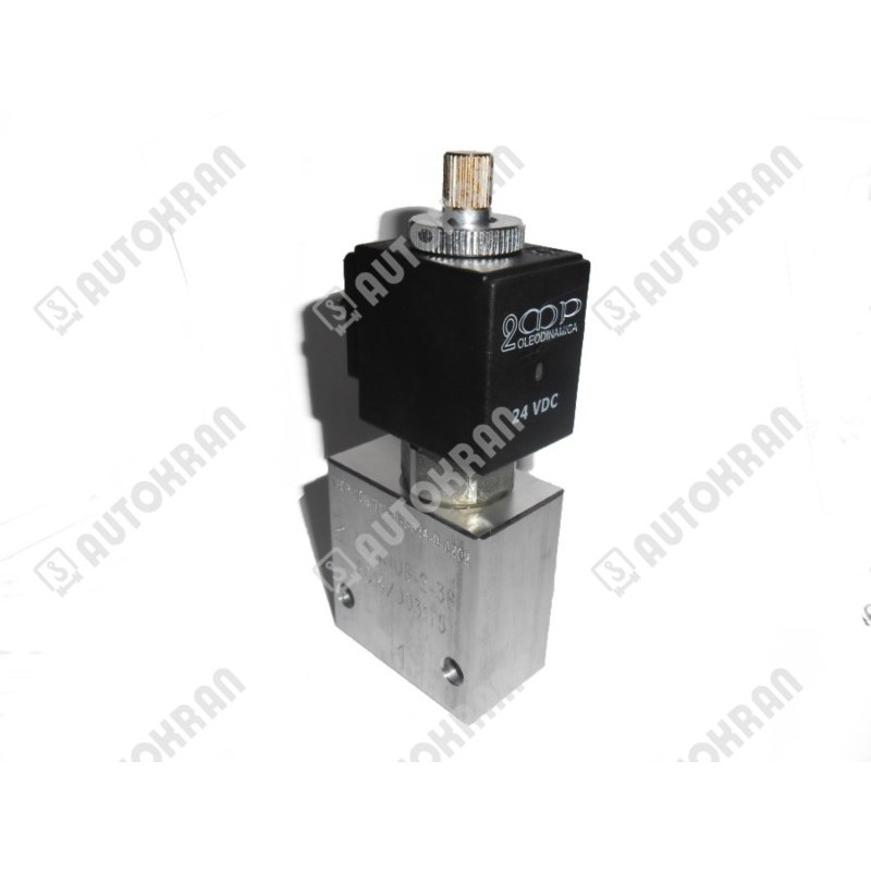 Zawór By-pass-12DC 40l. normalnie zamknięty jednostronnie 3/8"  z cewką 12 dc
