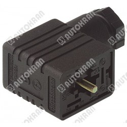 Wtyczka cewki do elektrozaworu 12/24DC HIRSCHMANN wąska 3 - pin
