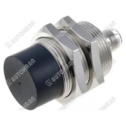 Czujnik indukcyjny M30, czoło odkryte, PNP/NO, zwierny podający (plus + ), 10-30VDC, z wtyczką M12, strefa działania 0-30mm,