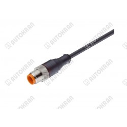 Przewód czujnika z wtyczką prostą męską M12 - PUR 5x0,50mm2, L10,0m, zamiennik dla HIAB