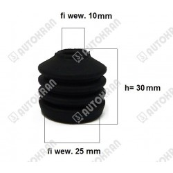 Osłona gumowa do konsola rozdzielacza II generacja, Parker P70, V80 komplet 6 szt. - oryginał HIAB 9861394