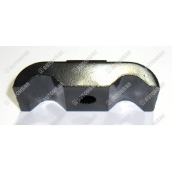 Uchwyt do rury / węża (podwójny aluminiowy 1 x M8, max. fi 16mm ) - oryginał, HIAB 8912670, stary nr. 3184765