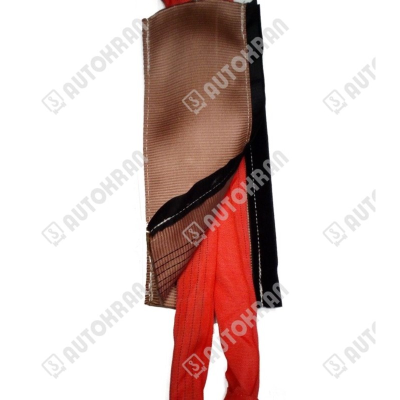 Rękaw ochronny na rzep do zawiesi pasowych ZPK, brązowy odcinek 0,5 mb