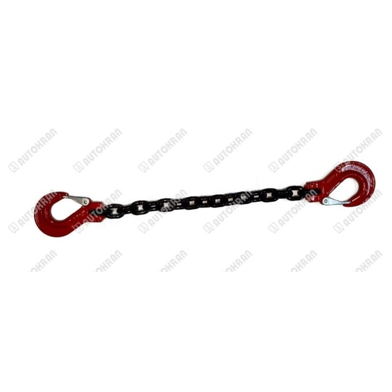 Cięgno łańcuchowe 6-8 dł. całkowita 610 mm zakończone hakami HC 6-6, 1,12t