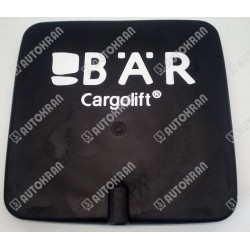 Pokrywa gumowa belki BAR 180x180mm, podest ruchomy, winda, oryginał BAR 101123754, 01.112744, 01.123754,